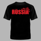 Футболка Герб России черная №527